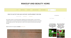 Desktop Screenshot of makeupandbeautyhome.com